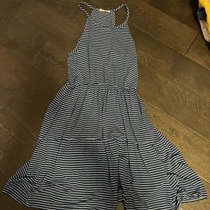 Blue and white dress size: M